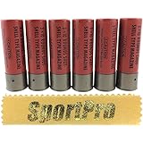 SportPro CYMA製 M069 M870用 ショットシェル型 30発マガジン 6本セット プラスチック製 - レッド