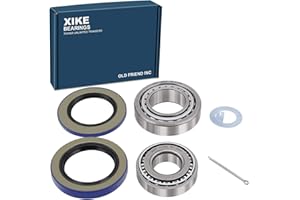 XiKe 1 Set Fits 6,000-7,000 lb Axles Trailer Wheel Hub Kit, Include 25580/25520 ＆ 14125A/14276 Bearings, 21333TB, 22333TB /10-10, 10-36 Seal and Cotter Pin.
