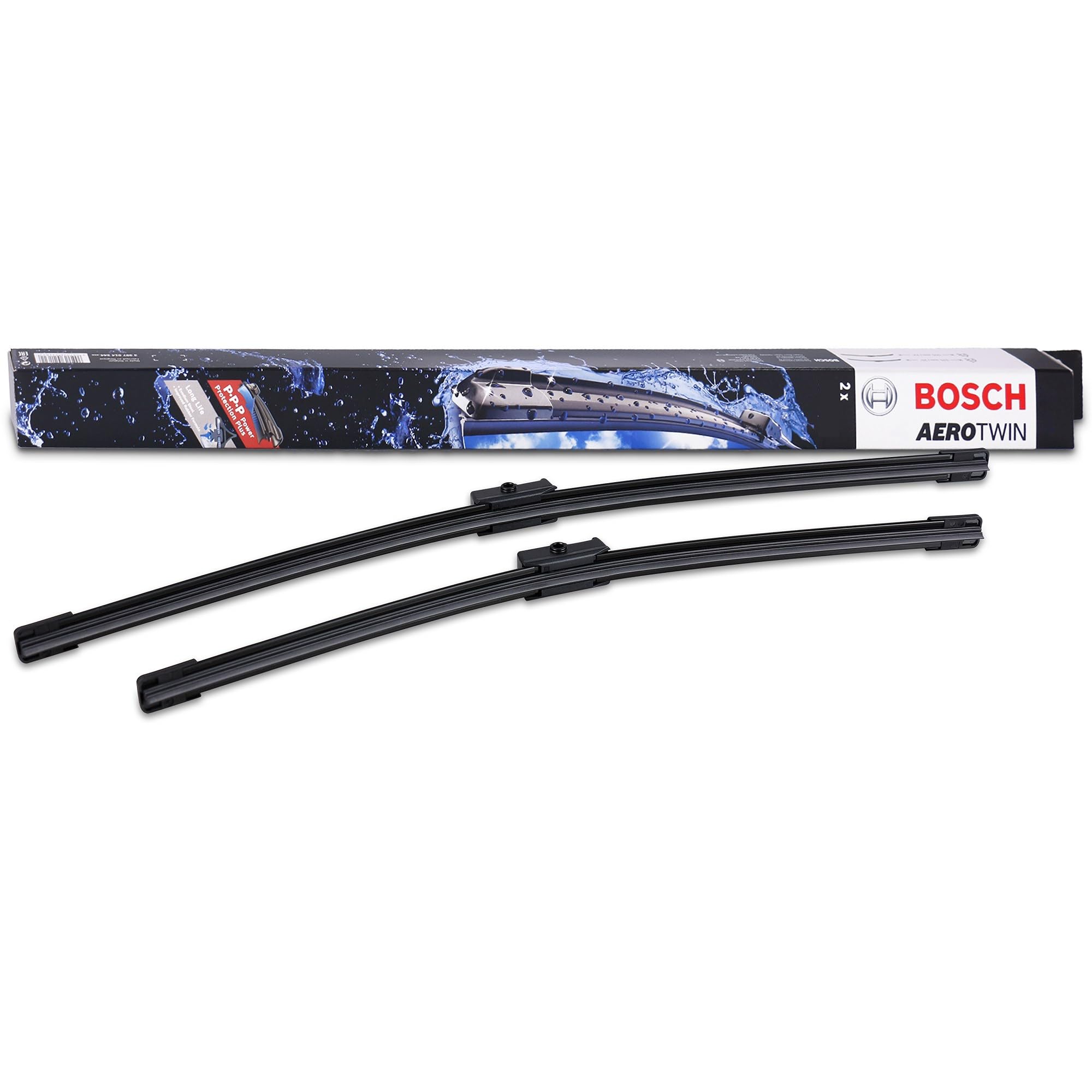 Bosch Wiper Blade Aerotwin A931S, Length: 550mm/450mm – Set of Front Wiper Blades - Only for Left-Hand Drive (EU)