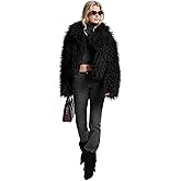 Michael Kors Women's Crop Faux Fur Peacoat