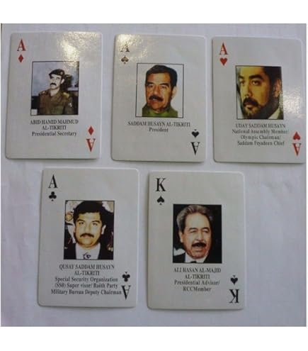 Amazon.com: Bicycle Iraqi Most Wanted Playing Cards : Toys & Games