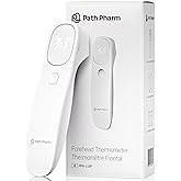 PATH PHARM Forehead Non-Contact Infrared Thermometer for Kids, Adults, and Baby Support with Digital Instant Read, Fever Alar