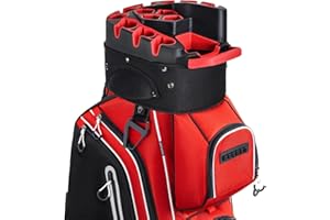 UNIHIMAL 14-Way Golf Cart Bag Pro with Full Length Divider Top, Golf Bag for Men with Handles and Rain Cover