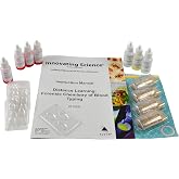 Innovating Science Forensic Chemistry of Blood Typing, Blood Typing Lab Kit | Remote Forensic Blood Testing, Safe Blood Type Simulation, Instruction Manual, ABO/Rh Reagents, Two-Group Sessions