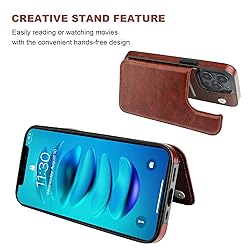 ONETOP Compatible with iPhone 14 Pro Wallet Case