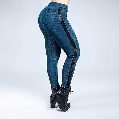 calça montaria jeans feminina