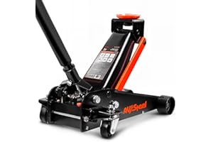 AV Steel 3 Ton Floor Jack (6600 lbs), Heavy Duty Hydraulic Jack for Car, Heavy-Duty Floor Jack with Single Piston Pump, Quick Lift Car Jack 3 ton with Lifting Range 5.5'' to 18.5''