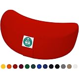 Coussin Méditation Lotuscrafts Zafu Demi-Lune - Rembourrage Épeautre Bio - Housse Coton Lavable - 15cm
