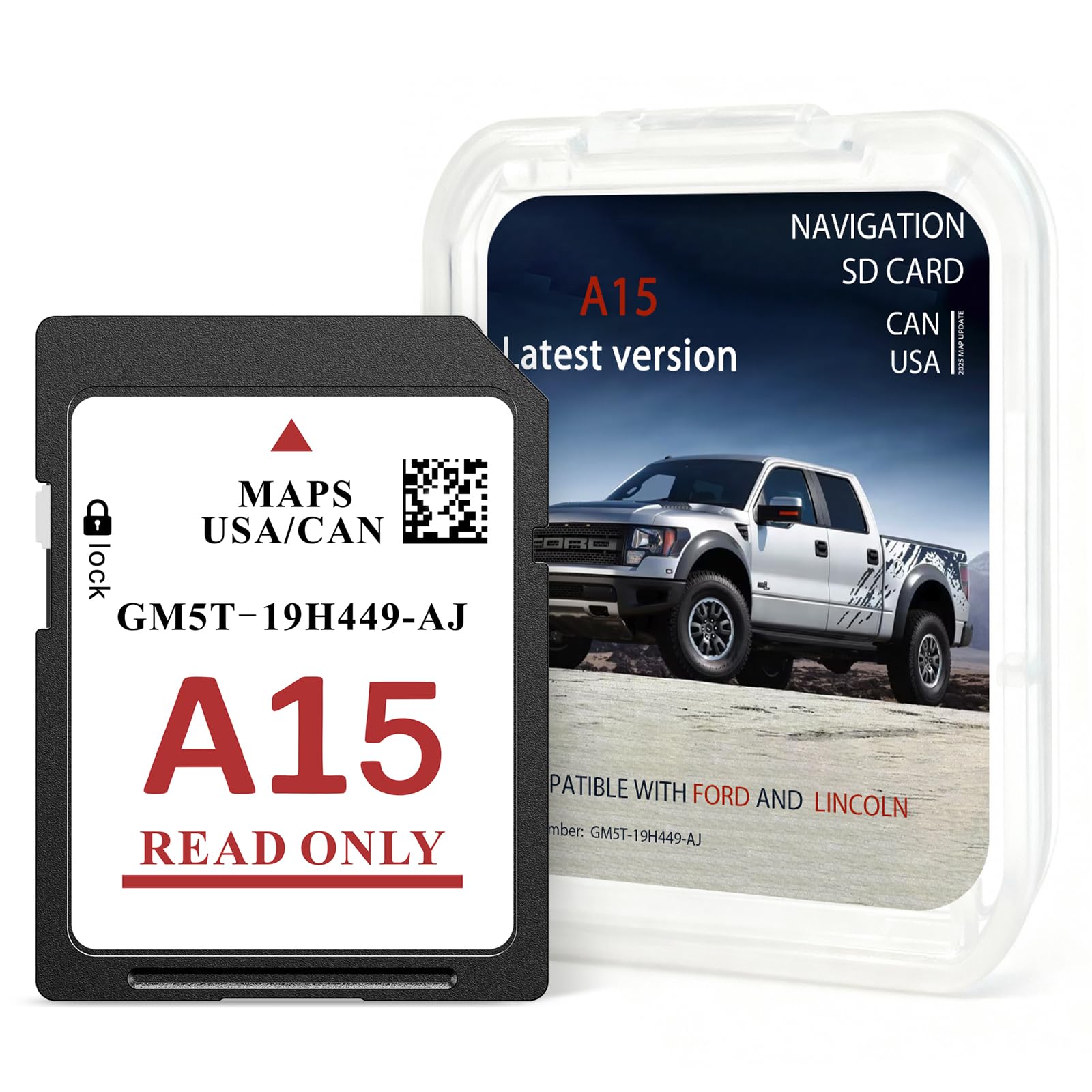 Photo 1 of 2025 Latest Navigation SD Card for Ford A15–GPS Map Update for Lincoln & Ford, Compatible with F-150, Explorer, Escape, Fusion, Edge, Expedition,Navigator, MKC, MKZ, MKX, Sync, USA & Canada