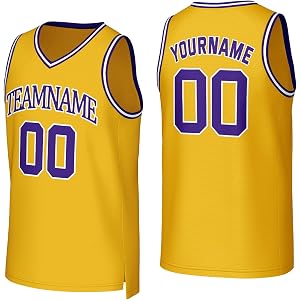 Custom Basketball Jersey Printed Name Number Personalized Basketball Shirt Mesh Team Uniform for Men Women Youth Kids Sports
