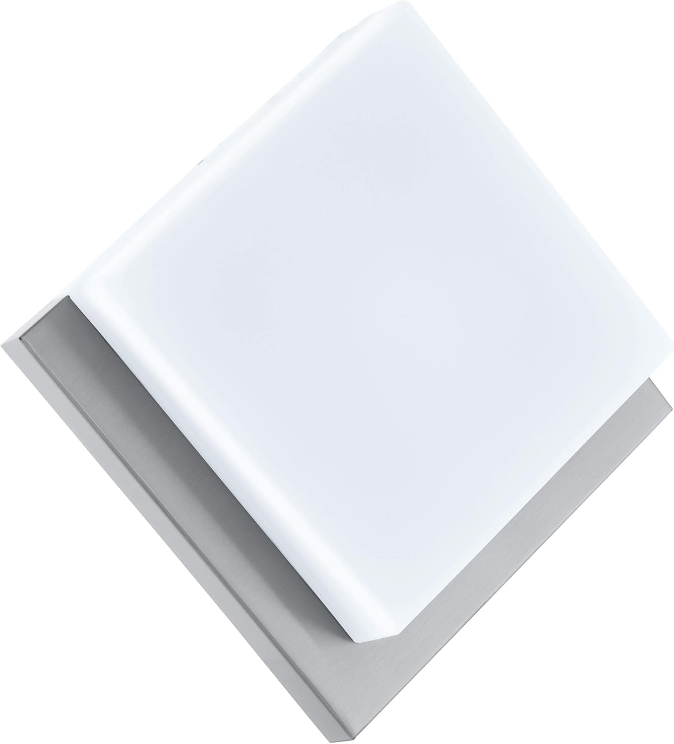 Eglo Led Aussen Wandlampe Infesto 1 1 Flammige Aussenleuchte Wandleuchte Aus Edelstahl Und Kunststoff Farbe Silber Weiss Ip44 Amazon De Beleuchtung