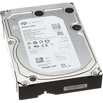 Seagate Archive HDD 8TB SATA 6GBps 128MB Cache SATA Hard Drive (ST8000AS0002)