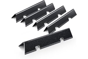 Grimate 7636 Flavorizer Bars for Weber Spirit 300 Series Grill Replacement Part for E-310, E-320, E-330 with Front Control Knobs, 15.3", Porcelain-enameled, Upgrade Desgin, 5-Pack