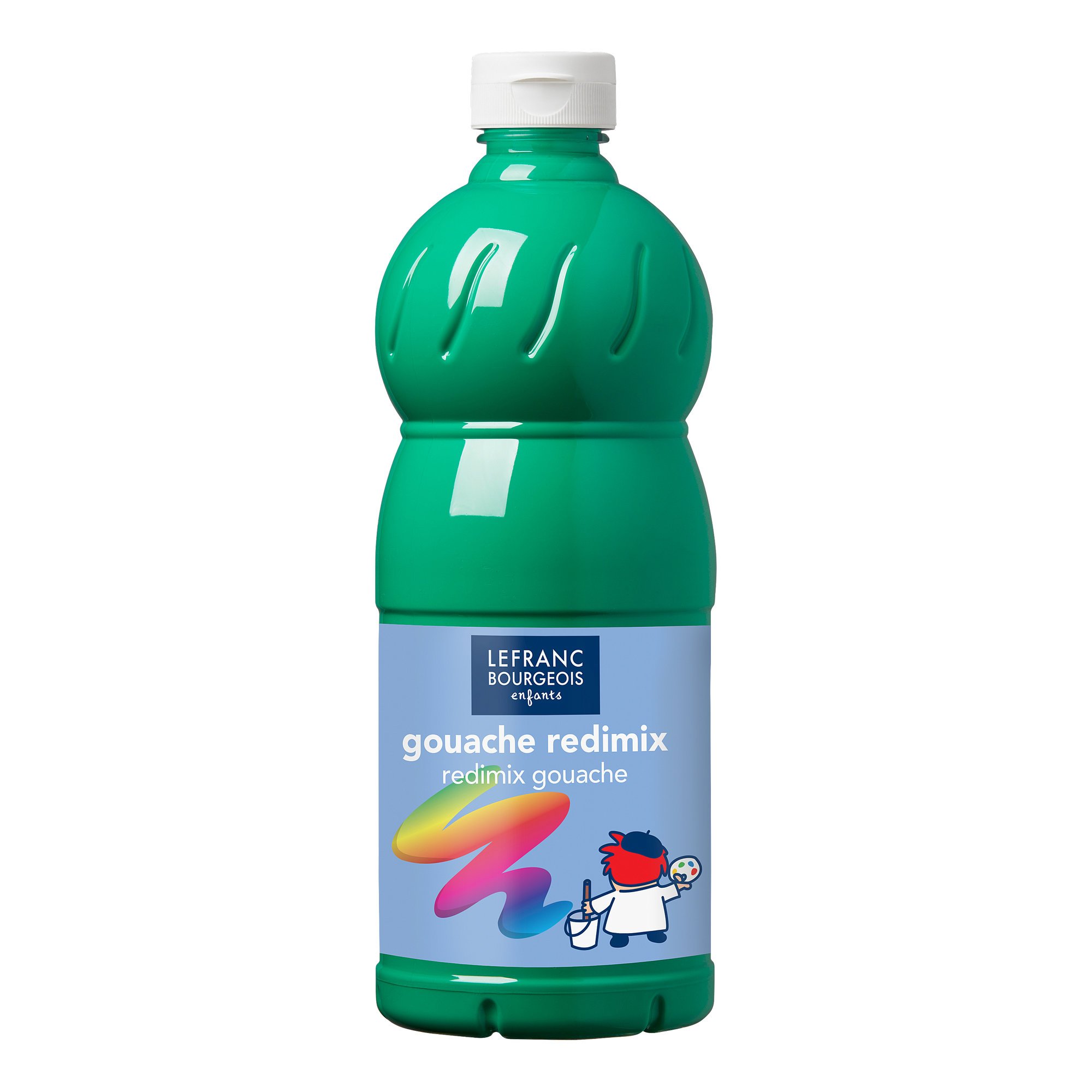 Lefranc Bourgeois Kids Redimix Gouache Brilliant Green 1L