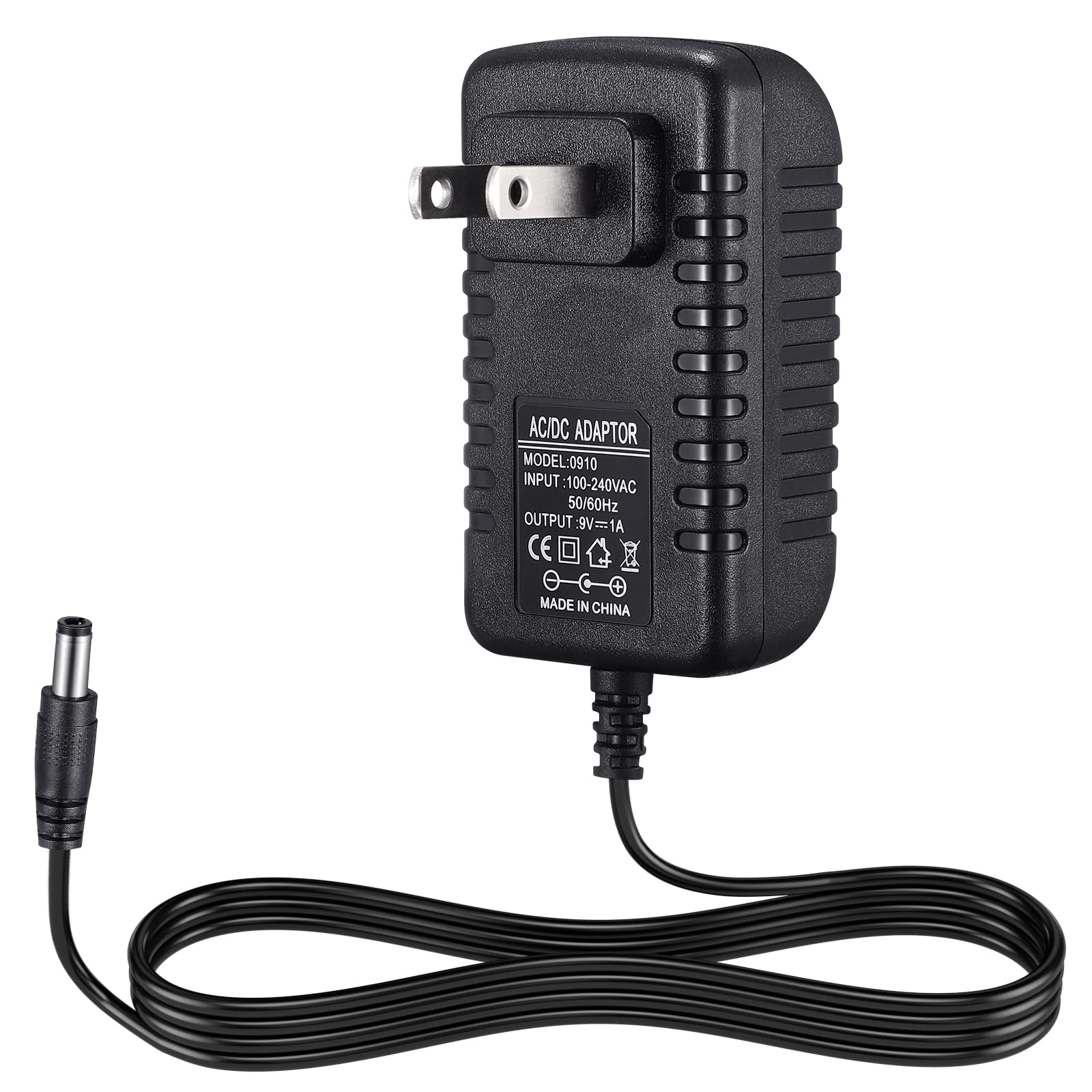 Photo 1 of Suacopzar 9W 9V 1A Power Supply Adapter, AC 100V-240V to DC Universal Power Switching Transformer, 9 Volt 1000mA Switching Adaptor DC Converter for 9V Devices, 5.5x2.5mm & 5.5x2.1mm Plug