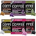 Bestpresso Coffee for Nespresso Original Machine 120 pods Certified Genuine Espresso Variety Pack Pods Compatible with Nespre
