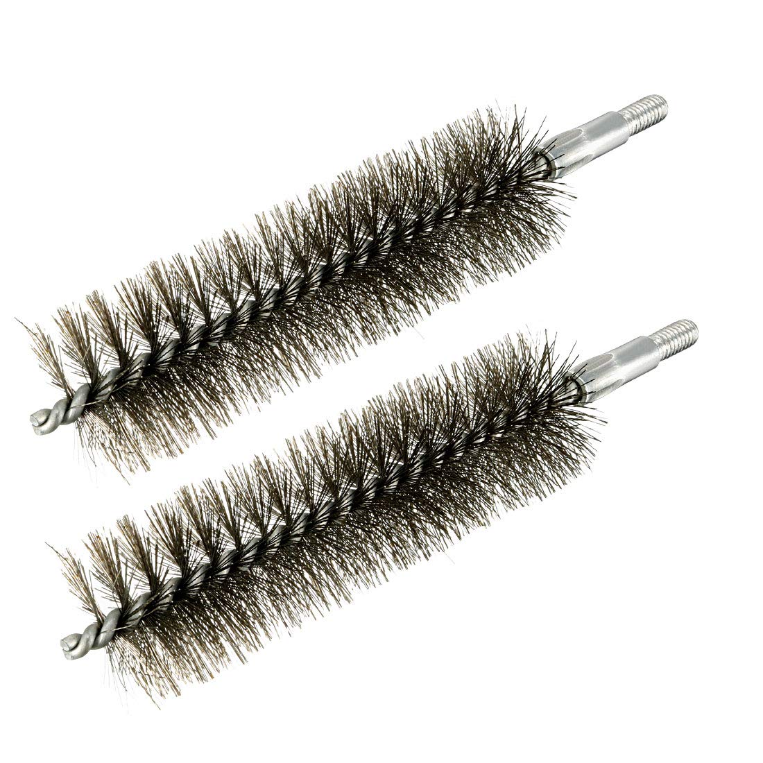 sourcing map M6 Stainless Steel Wire Pipe Tube Sweep Cleaning Chimney Brush 30mm Diameter 2pcs