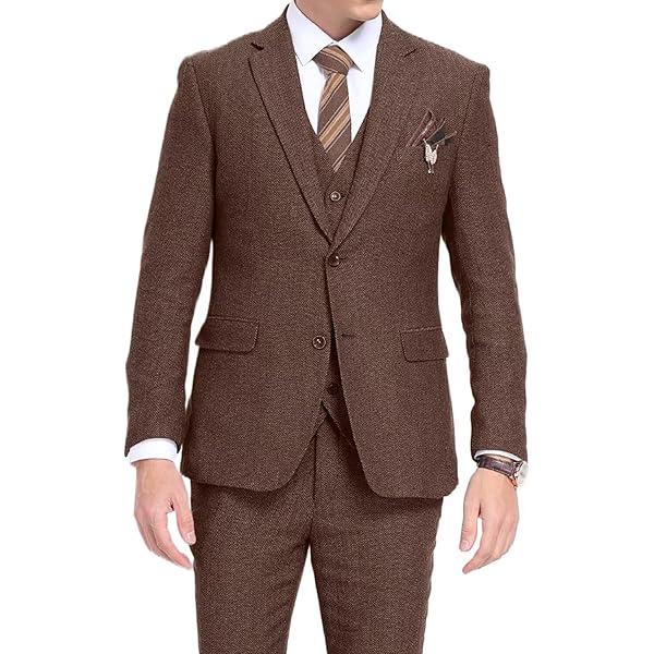 Men's 4 Piece 1920s Suit One Button Vintage Suit,Jacket Vest Pants