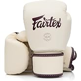 Fairtex BGV16 Compact Boxing Gloves, Leather Muay Thai MMA Kickboxing Gear | Traditional handmade cowhide construction. Contoured design ensures a secure, comfortable fit for high-intensity gym training