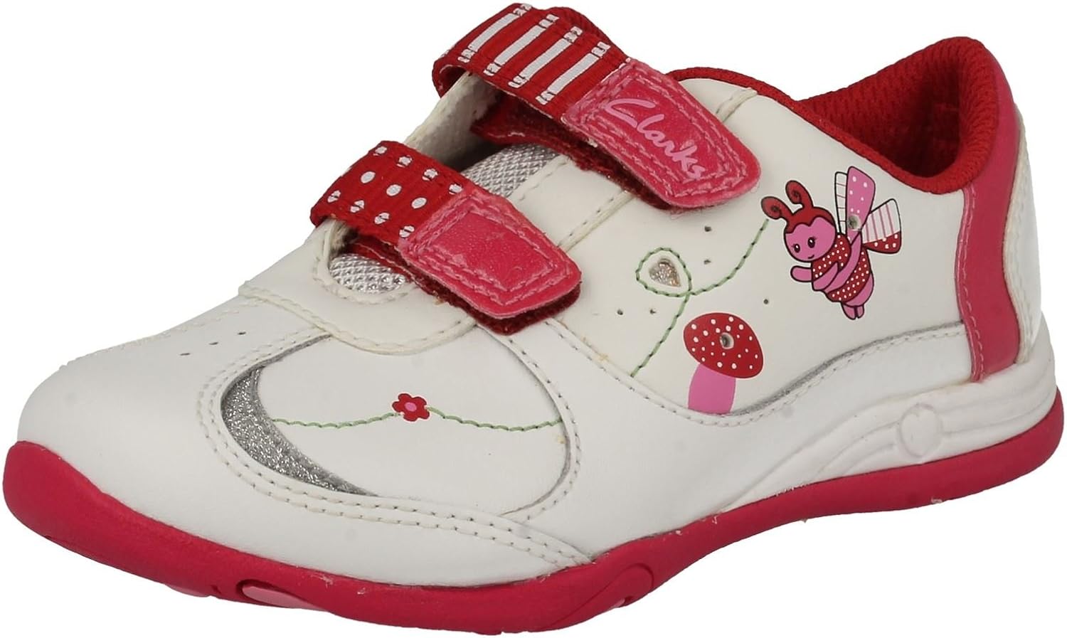 clarks girls trainers