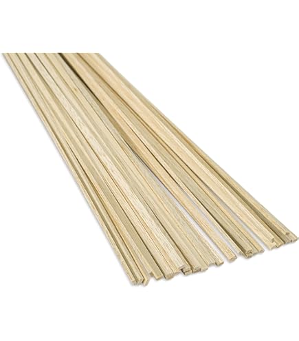 Midwest Products Balsa Wood Strips - 30 Pieces, 1/16" X 1/4" X 36