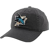 ZHATS NHL Unisex-Adult NHL Officially Licensed Adjustable Hat Scholarship Icon Charcoal