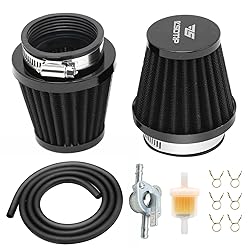Ywluwei 2pcs 38mm Motorcycle Air Filter with Fuel