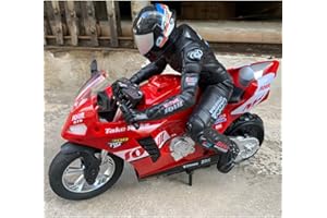 Ssccgym 2.4G Remote Control Motorcycle RC Stunt Vehicle Electronic Dift Racing Cars 1:16 Scale with Self-Balancing Single-Whe