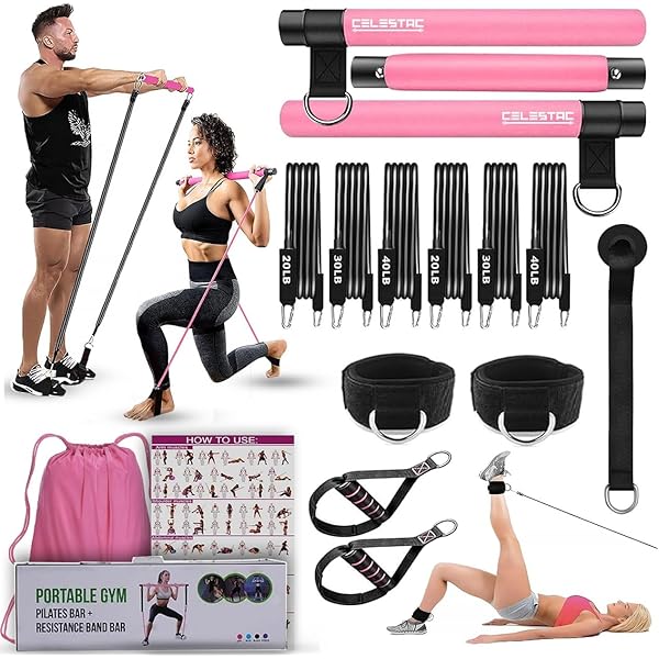 Better Me Pilates Kit For Home Workouts – Includes Pilates Ring, 25cm Yoga Ball, Resistance Bands, Strap