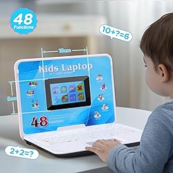 Kids Laptop, Color Screen Educational Laptop with