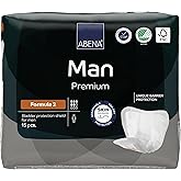 Abena Man Premium Incontinence Guards, (Sizes 0 to 2) Formula 2, 180 Count