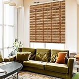 THY COLLECTIBLES Cordless Bamboo Roman Window Blind
