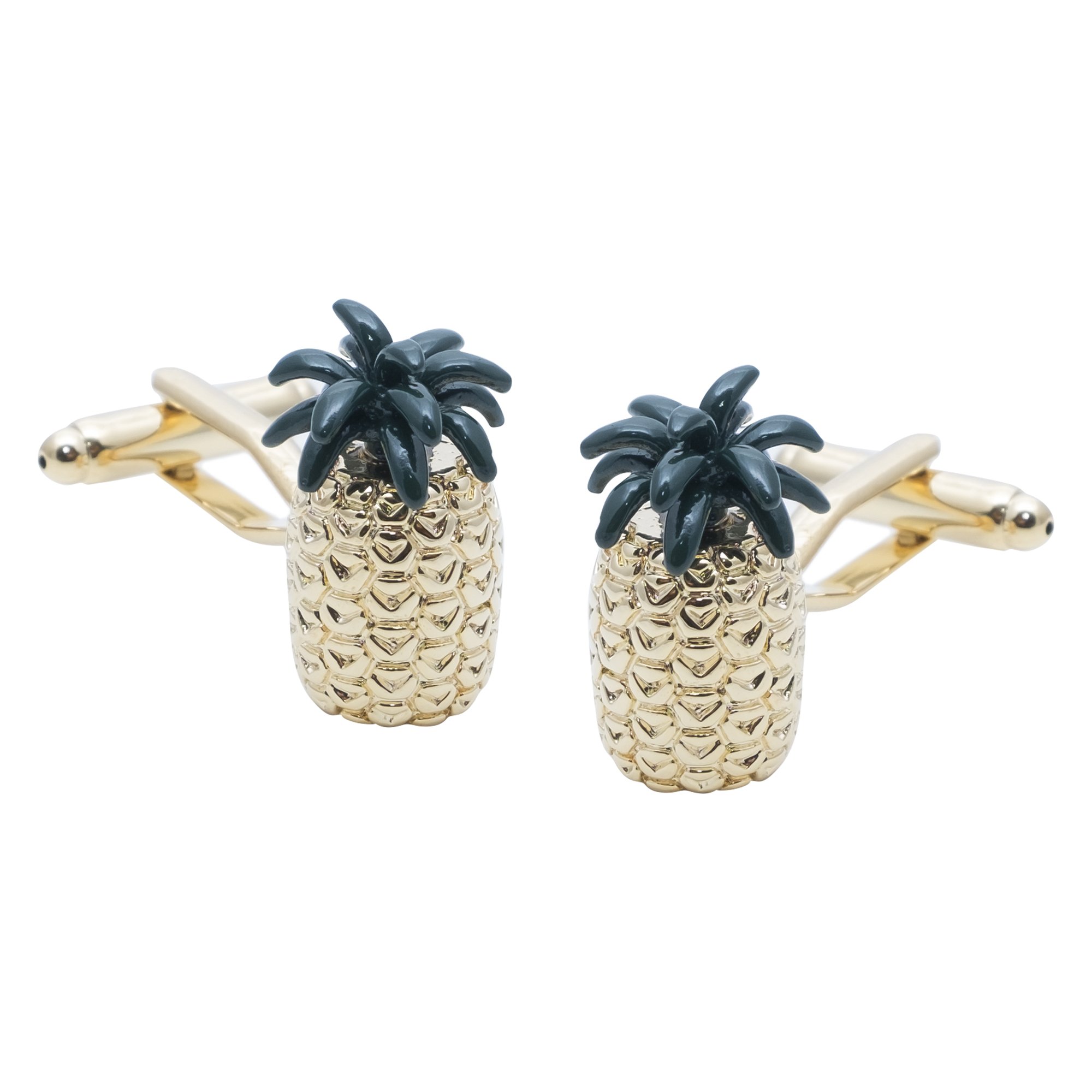 Gold Pineapple Cufflinks