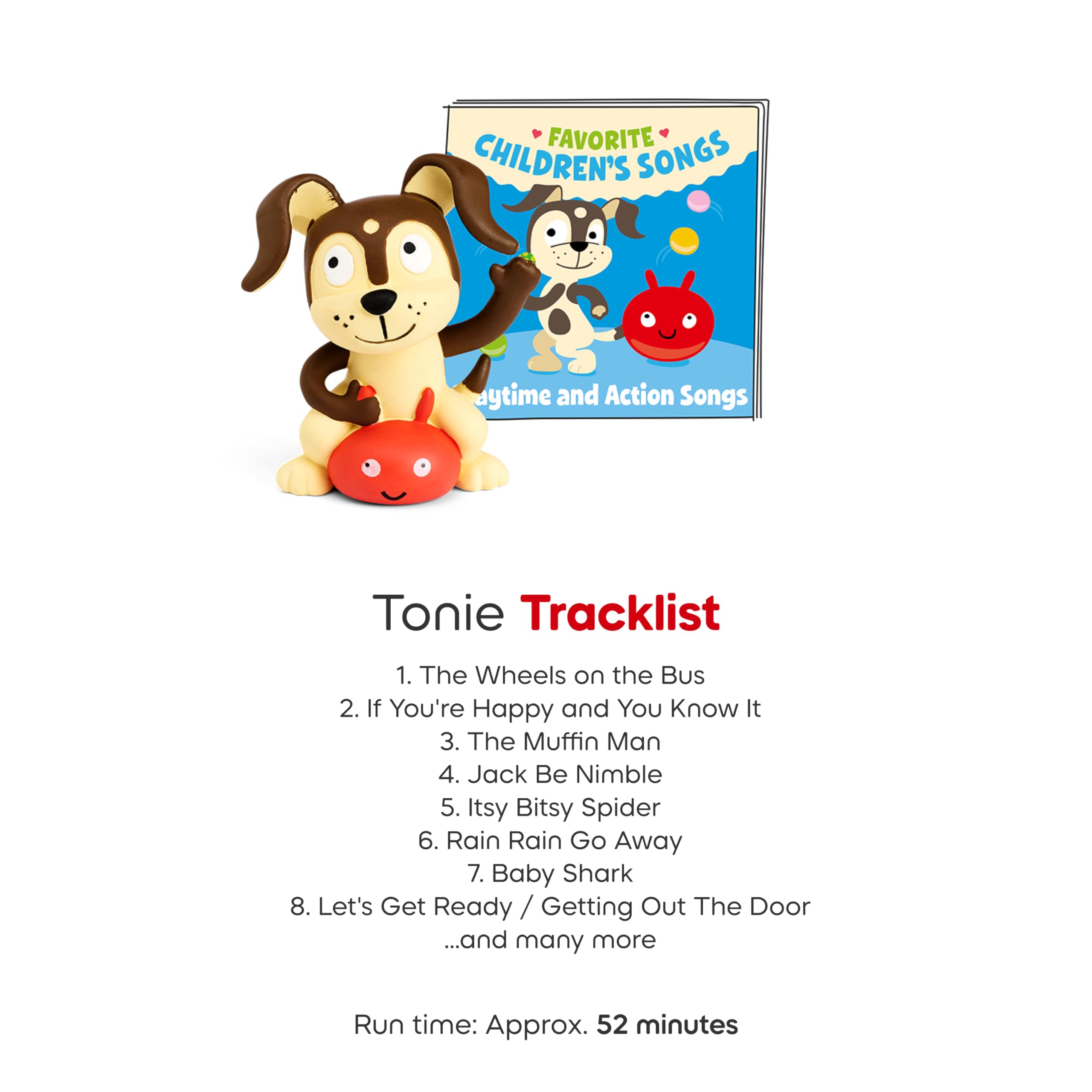 Tonies Favorite Children's Songs: Playtime Puppy Audio Toy Figurine