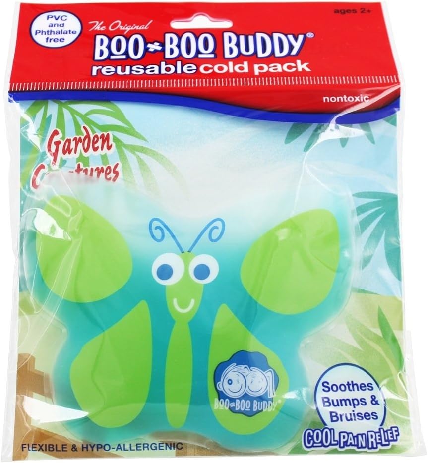 Boo Boo Buddy - Reusable Cold Pack Garden Creatures Design Butterfly