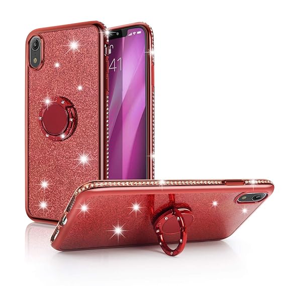 Iphone Xr Case With Ring Red