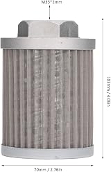 Fafeicy Suction Oil Filter Stainless Steel Replaceable Core Hydraulic Pollutant view 3