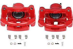 ACZCR 19B2698 19B2699 Front Left & Right Disc Brake Calipers Assembly w/Bracket Compatible For Pontiac For Vibe 2003-2008,For Toyota For Corolla 2003-2008,For Toyota For Matrix 2003-2008