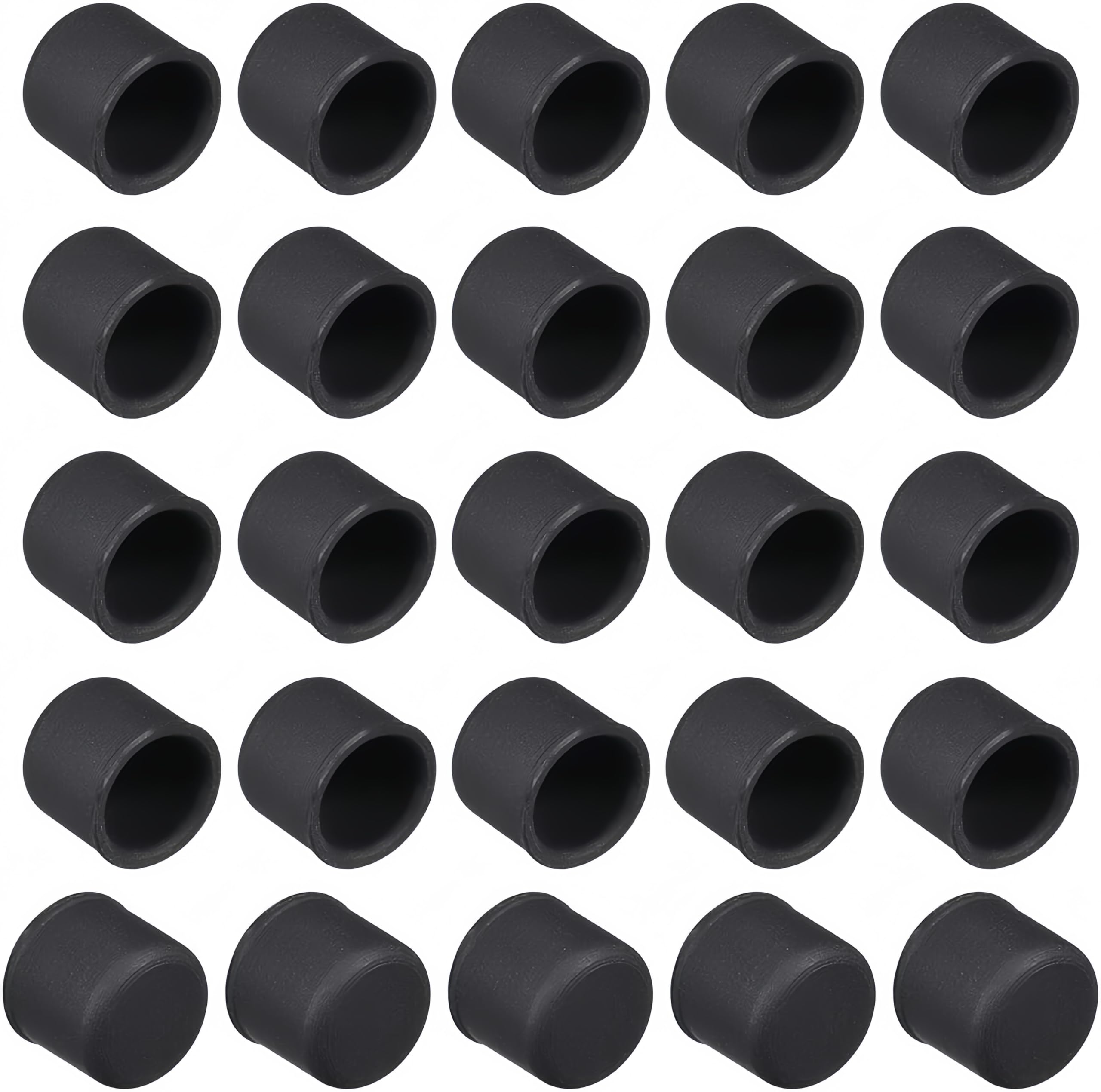 Boxonly 20Pcs Silicone RCA Port Anti-Dust Stopper Cap Cover for Desktops Amplifiers DVDs TVs etc. Lotus Female Ports, Dustproof Cover Cap Plug Protector Black