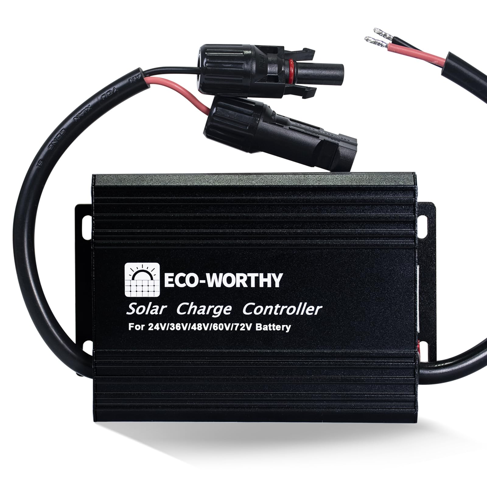 Photo 1 of ECO-WORTHY 12A Boost MPPT Solar Charge Controller Solar Panel Regulator for 48V/60V/72V Lead-Acid, LiFePO4, Gel, Flooded Batteries .etc in Golf Cart Electric Vehicles and Solar System