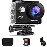 Apexcam Action Camera 4K Sports Camera 20MP 40M 170°Wide-Angle WiFi Waterproof Underwater Camera with 2.4G Remote Control 2 B