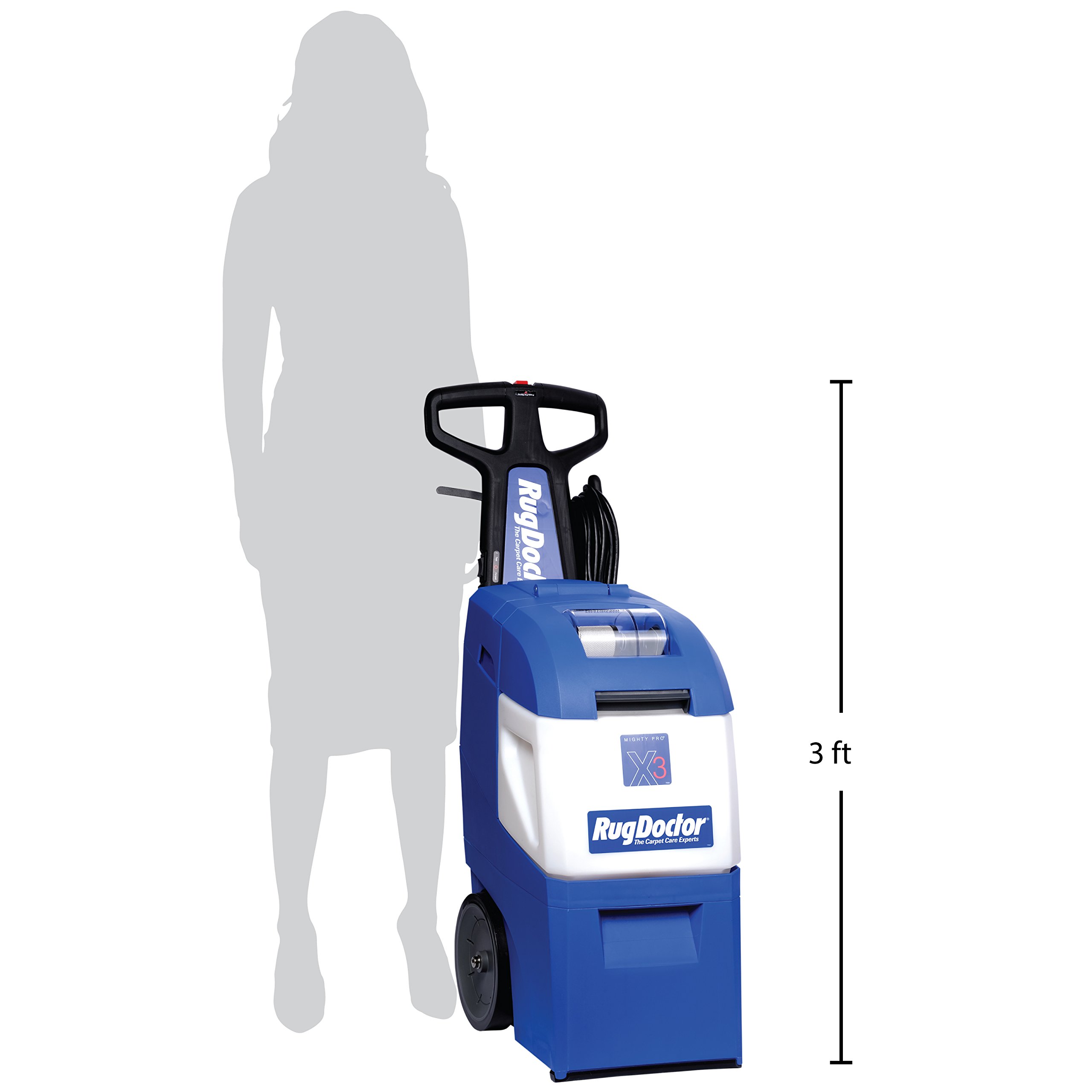Rug Doctor Might Pro X3 Family Pack Vacuum, Large, Blue Buy Online in
