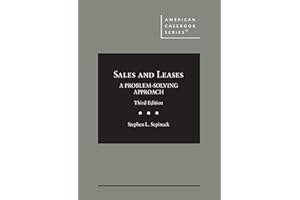 Sales and Leases: A Problem-Solving Approach (American Casebook Series)