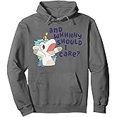 Unicorn AAAANNNDD Why Should I Care Pullover Hoodie