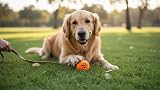 The Dog's Balls Dog Tennis Balls Orange Medium 6-Pack Non-Abrasive Felt view 4