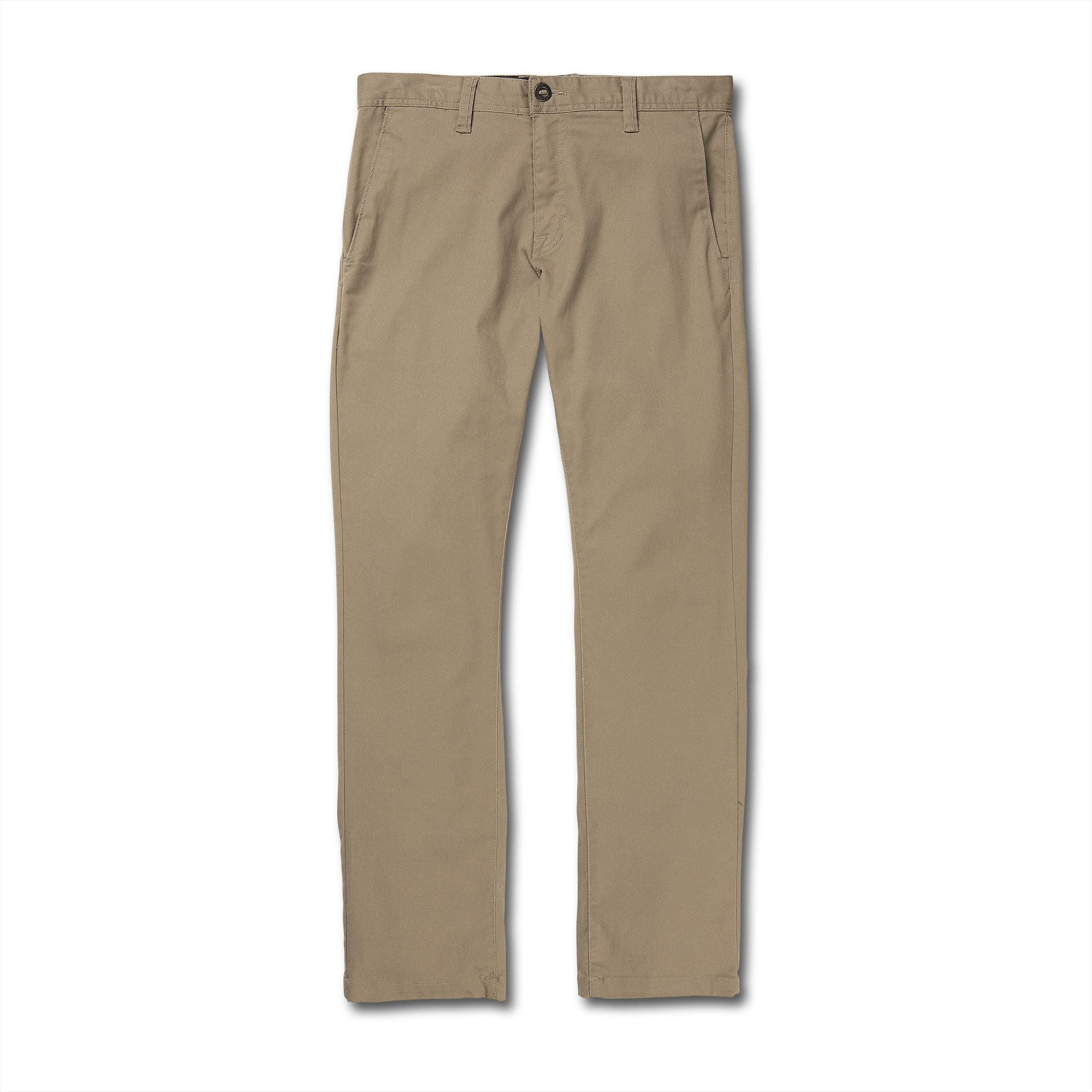 Volcom Men's Frickin Modern Fit Stretch Chino Pant, Khaki 1, 36W x 32L Image