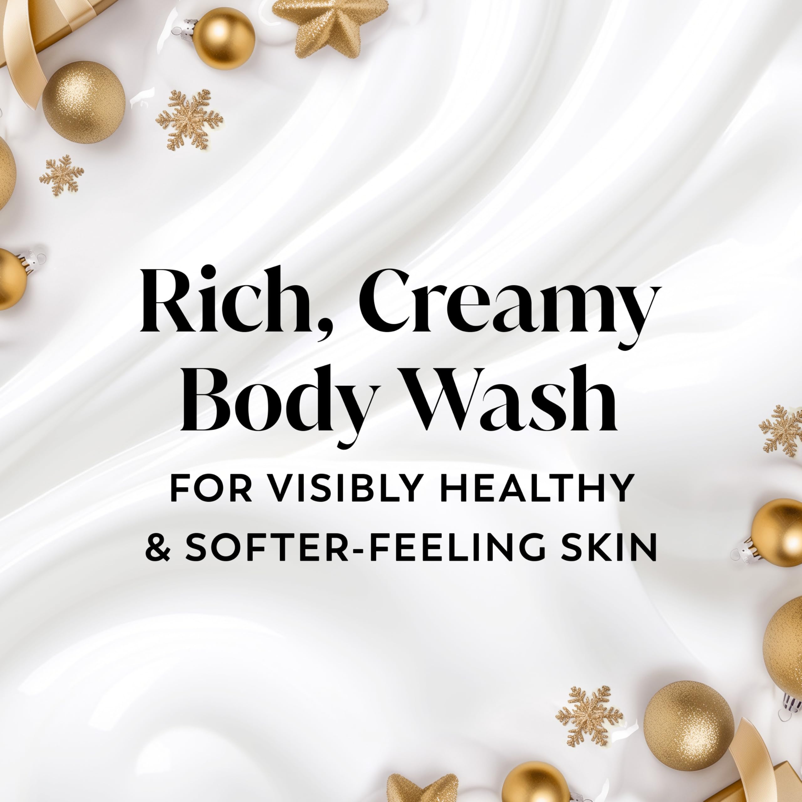 Olay Body Wash for Women, Hydrating & Moisturizing, Holiday Edition, With Plant Based Cleansers, B3 Complex, For All Skin Types, Spoonful of Sugar with Glazed Crème & Vanilla Custard Scent, 22 fl oz