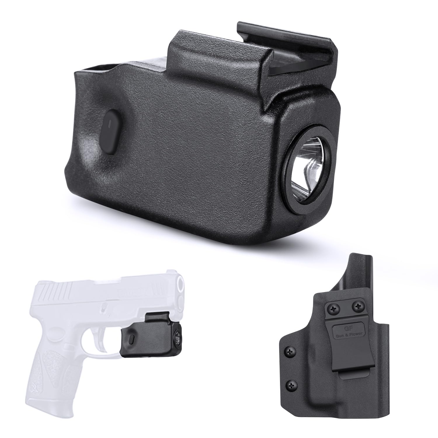Taurus G2C Light, Taurus G3C Light, Pistol Light Fits G2C Taurus Light, G3C Taurus Light, 150 Lumens PT111 Light PT140 Light with Kydex Holster Included, Black Image Taurus G2C Light, Taurus G3C Light, Pistol Light Fits G2C Taurus Light, G3C Taurus Light, 150 Lumens PT111 Light PT140 Light with Kydex Holster Included, Black Image
