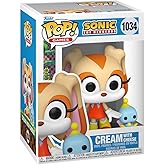 Funko POP & Buddy: Sonic - Cream with Cheese - Sonic The Hedgehog - Collectable Vinyl Figure - Gift Idea - Official Merchandise - for Kids & Adults - Video Games Fans - Model Figure for Collectors