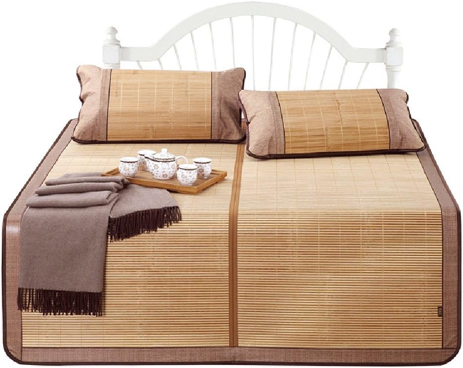 DS Colchón De Bambú Cool Mattress, Ropa de Cama Estera de Paja Summer